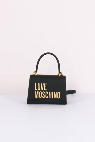 Bauletto Lettering Oro Nero