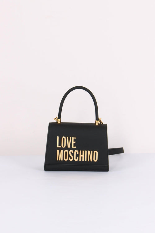 Bauletto Lettering Oro Nero