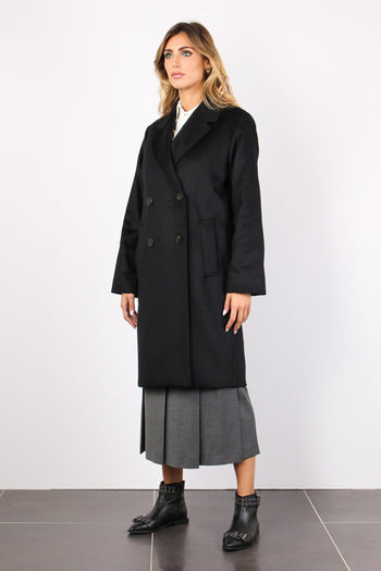 Zum Cappotto Doppiopetto Nero - 5