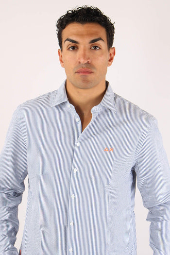 Camicia Fancy Riga Navy/bianco - 8