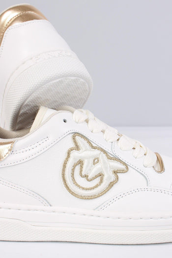 Mandy 01 Sneaker Pelle Logo White/light Gold - 5