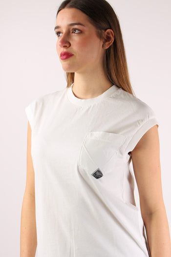 T-shirt Smanicata Taschino White - 7