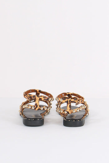 Sandalo Schiava Borchie Leopard - 3