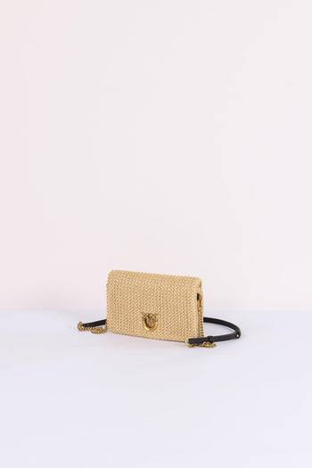 Tracolla Click Soft Rafia Rafia/nero - 4