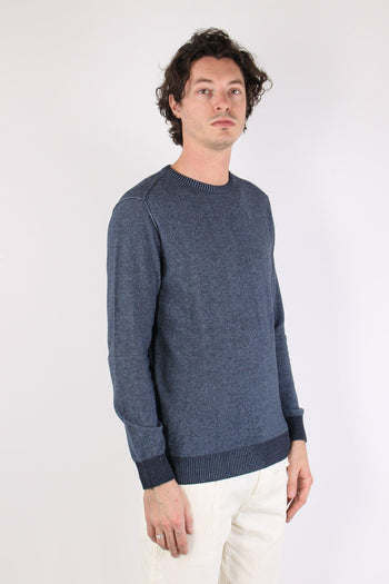Girocollo Punto Riso Navy - 6