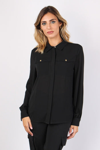 Brigitten Camicia Tasche Black - 5