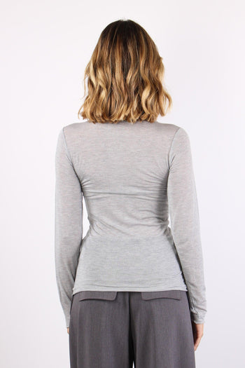 Maglia Misto Cashmere Grigio - 3