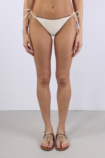 Brasiliana Inserto Crochet Beige - 2