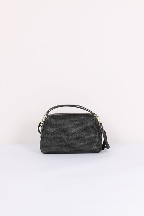 Alifa Pochette Rafia Nero