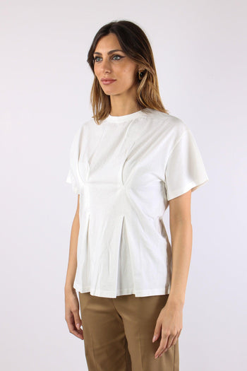 T-shirt Clessidra Riprese Panna - 3