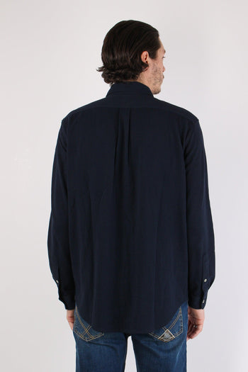 Camicia Twill Cotone Leggero Aviator Navy - 4
