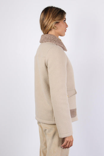 Cappotto Corto 3 Ganci Naturale - 4