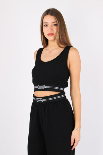Top Goffrato Nero - 3