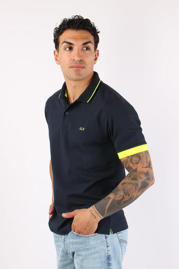 Polo Colletto Filo Navy Blue - 2