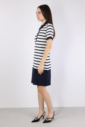 Abito Polo Jersey Riga White/blue - 4