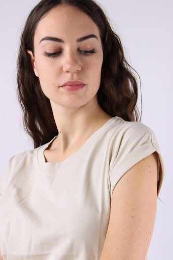 T-shirt Basica Cotone Crystal Grey - 8