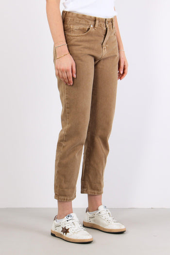 Denim Boyfriend Resinato Biscotto - 6