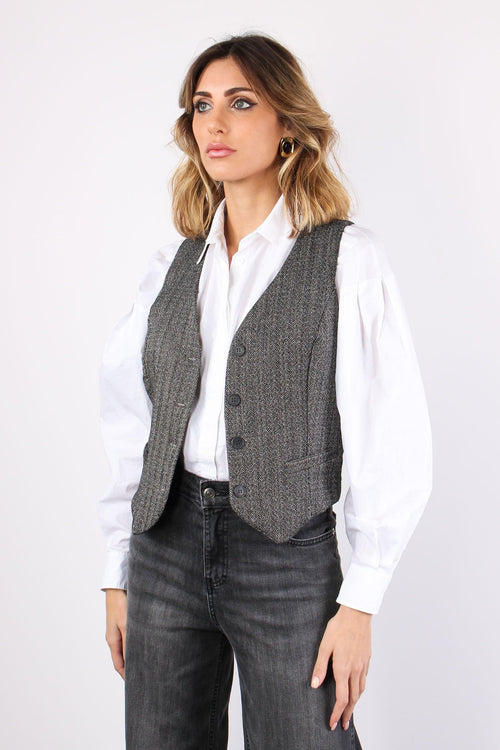 Gilet Spigato Resca Chiara - 2