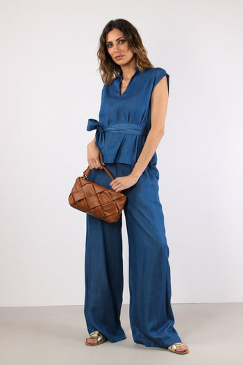 Camicia Smanicata Cinturata Ch Denim - 5