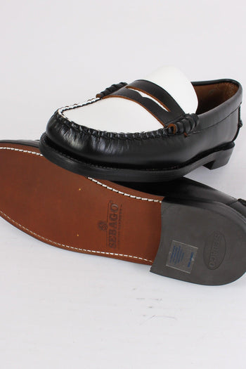 Mocassino Pelle Black/white - 7