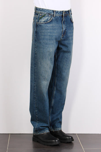 Denim Wide Fit Denim Scuro - 4