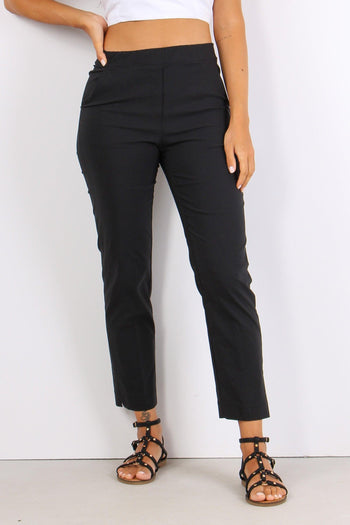 Pantalone Bengalina Spacchetti Nero - 2