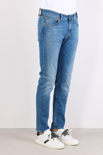 Denim Slim Fit Denim Chiaro - 6