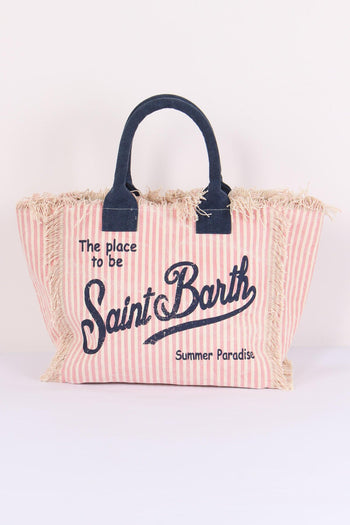 Vanity Canvas Righe Rosa/blu - 4