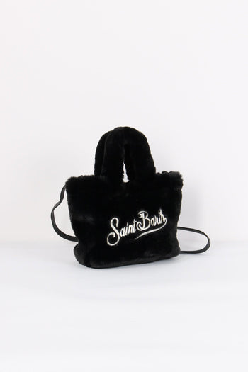 Borsa Mini Ecopelliccia Fur Black - 5