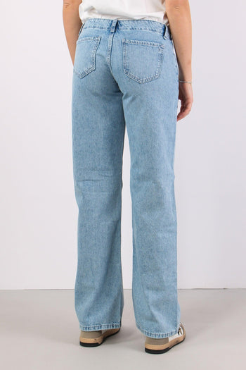 Denim Vita Bassa Denim Chiaro - 4