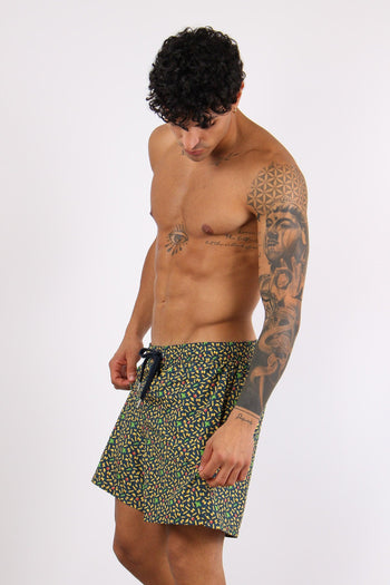 Costume Boxer Stampa Pasta Navy Blue - 7