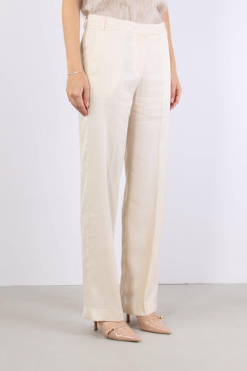 Pantalone Fluido Pences Ivory - 3