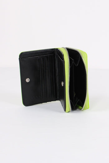 Mini Zip Around Saffiano Lime - 5