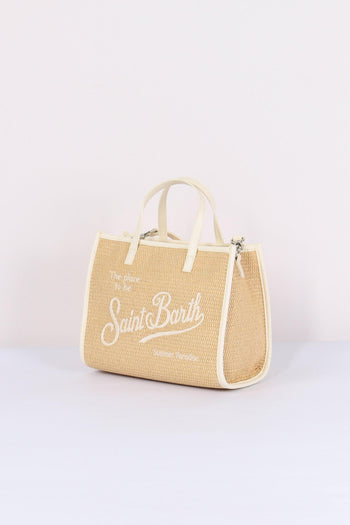 Vivian Mid Paglia Profilo Contrasto Beige/bianco - 2