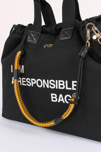 Responsible Sacca Canvas Nero - 4
