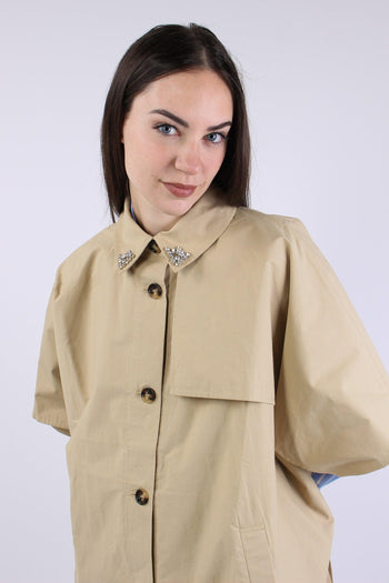 Poncho Trench Sabbia - 4