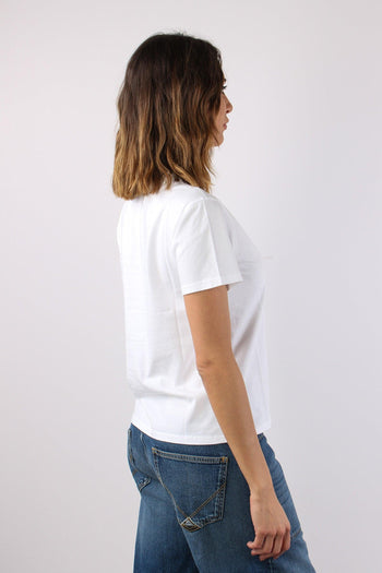 T-shirt Scritta Ricamo Caso Umano - 6