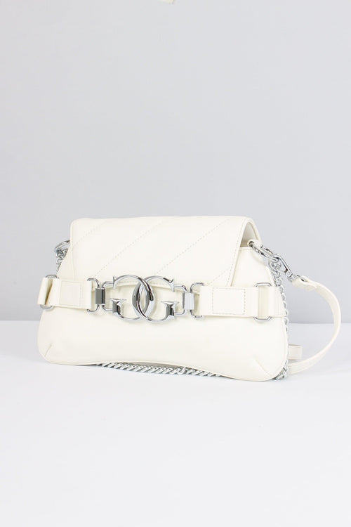 Borsa Galvanica Double G Off White - 2