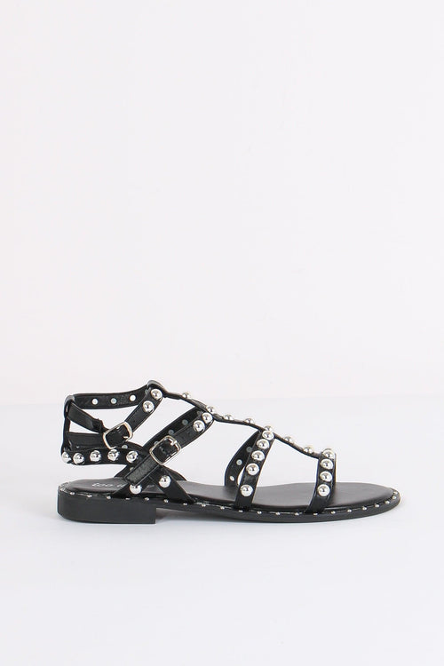 Sandalo Schiava Borchie Black