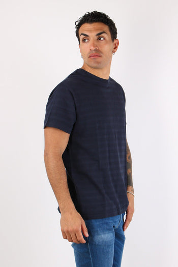 T-shirt Girocollo Basica Blue - 6