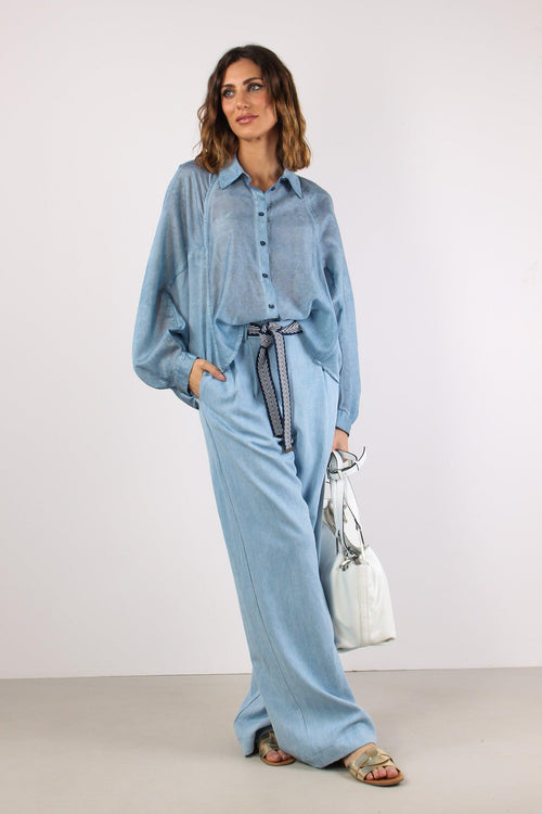 Camicia Over M/l Denim