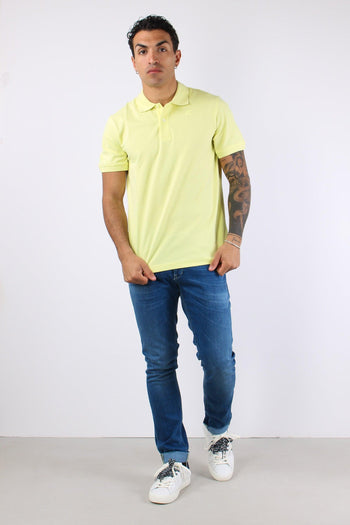 Polo Logo Tono Su Tono Yellow Lime - 3