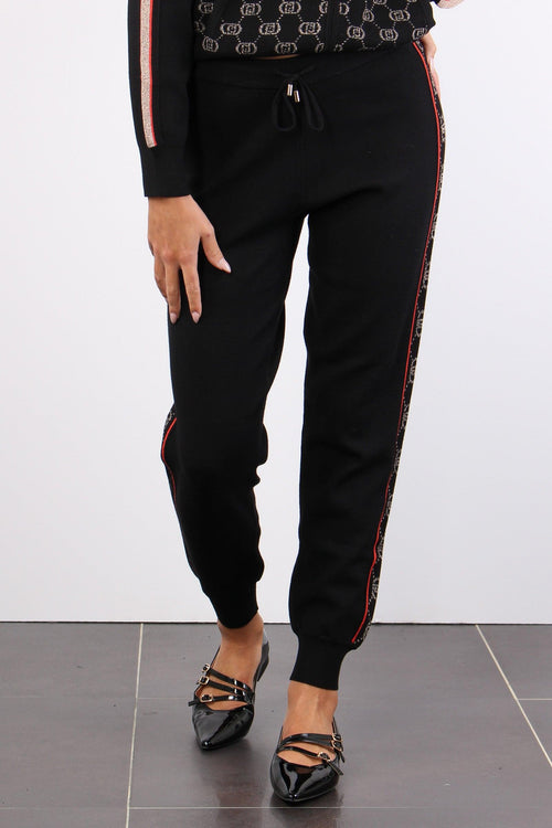 Pantalone Banda Multi Logo Nero/rosegold - 2