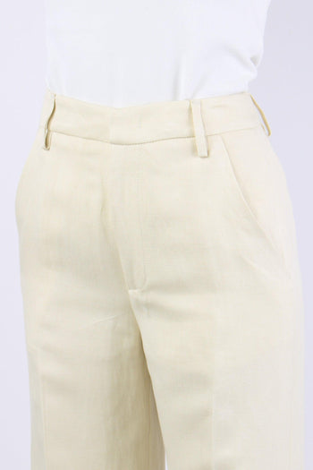 Reina Pantalone Dritto Beige - 5