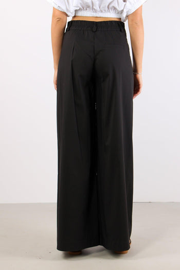 Pantalone Cotone Elastico Diet Nero - 4