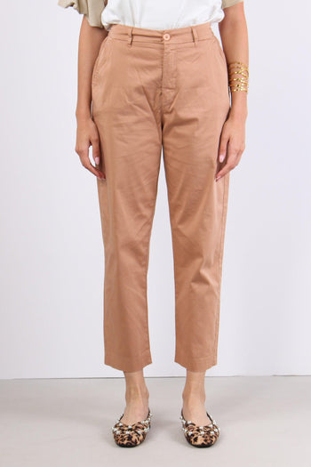 Pantalone Gamba Dritta Elastic Nude - 2