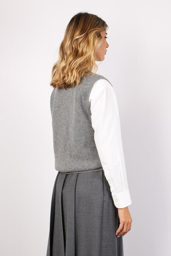 Dolce Gilet Cachemire Grigio - 4