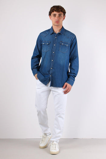 Camicia Denim Texana Denim Chiaro - 2