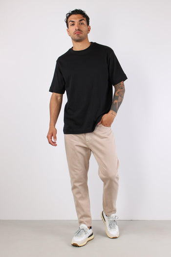 T-shirt Over Jersey Nero - 4