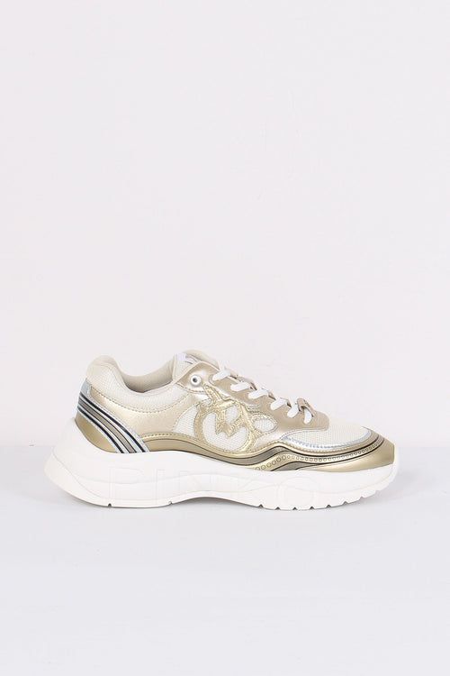 Glammy 04 Sneaker Metalizzat Mesh Gold